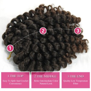 Spring wand curl braids