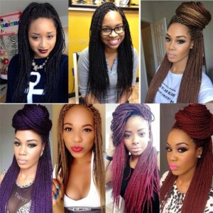 Senegalese twist braids